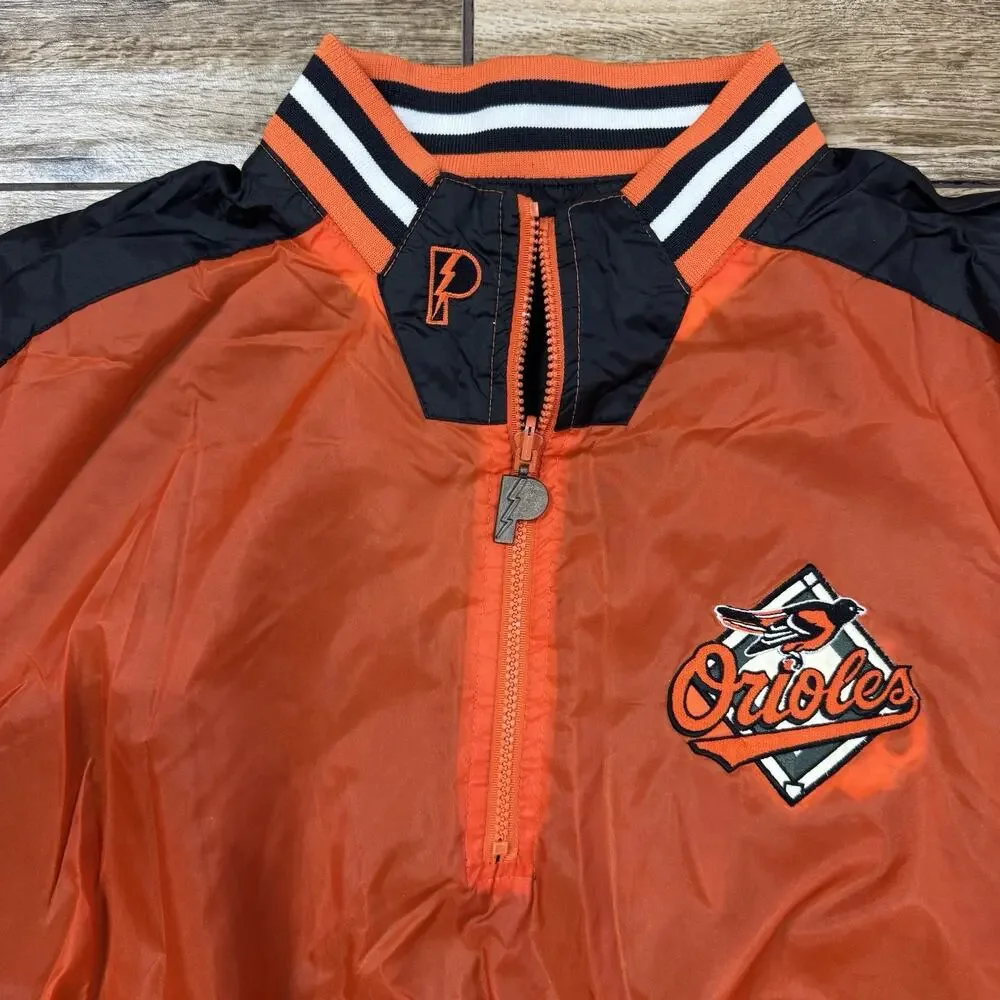 Pro Player Baltimore Orioles Reversible Jacket Vintage Windbreaker Large - Picture 7 of 16